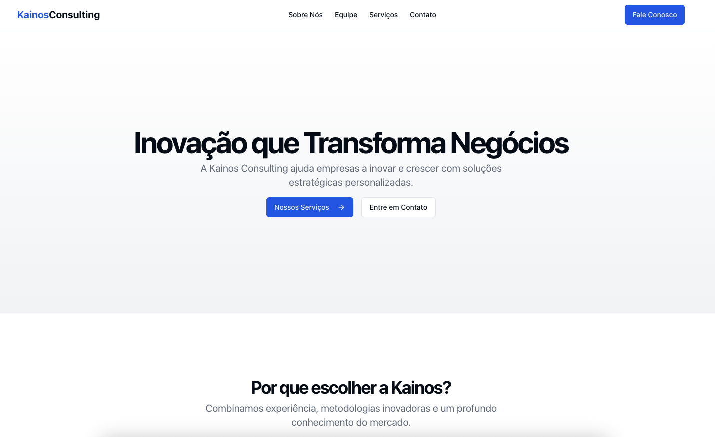 Kainos Consulting